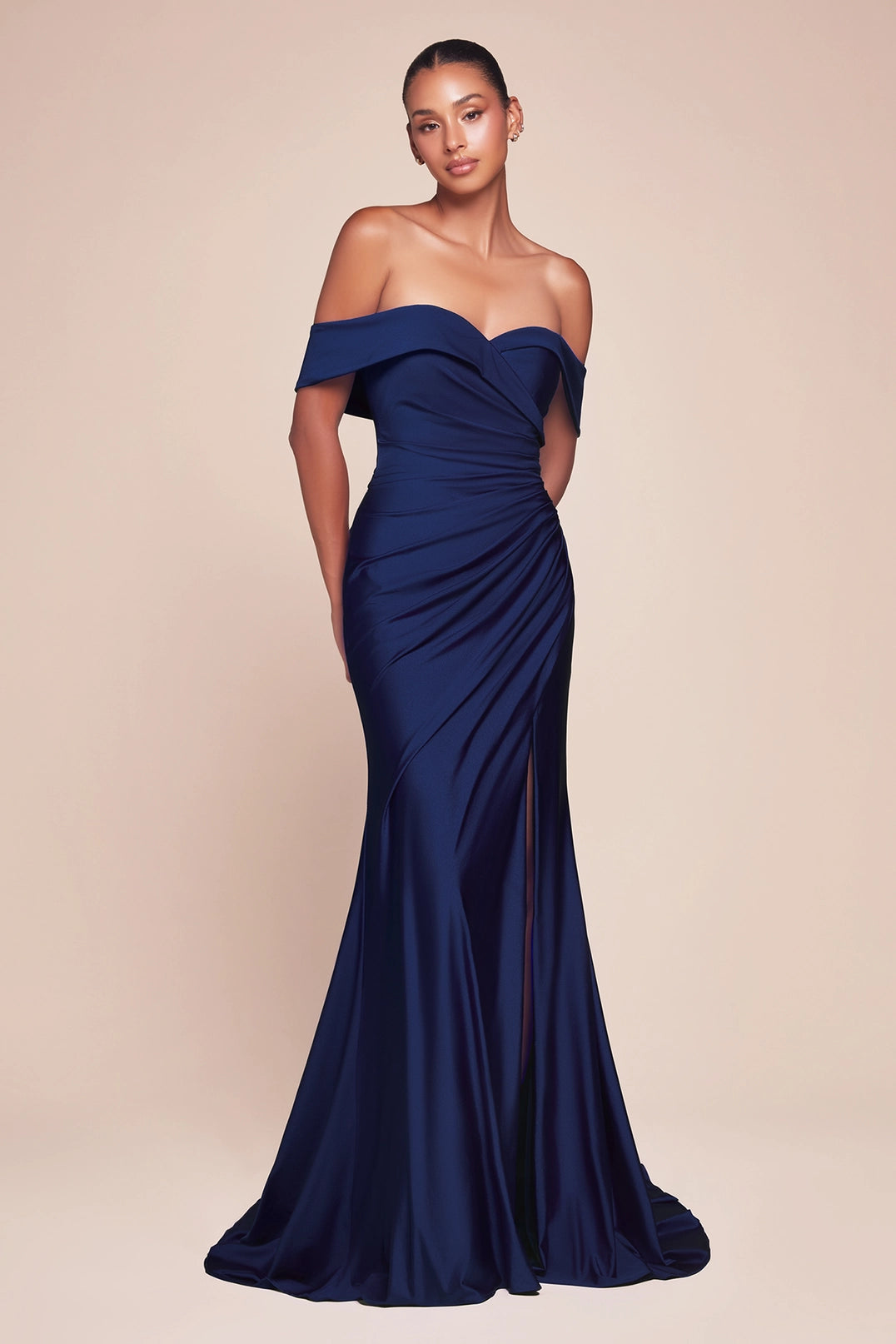 Off the Shoulder Stretch Spandex Dress by Cinderella Divine  Lemonie  Boutique