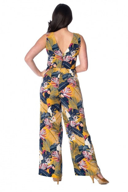 Paradise Jumpsuit by Banned Retro