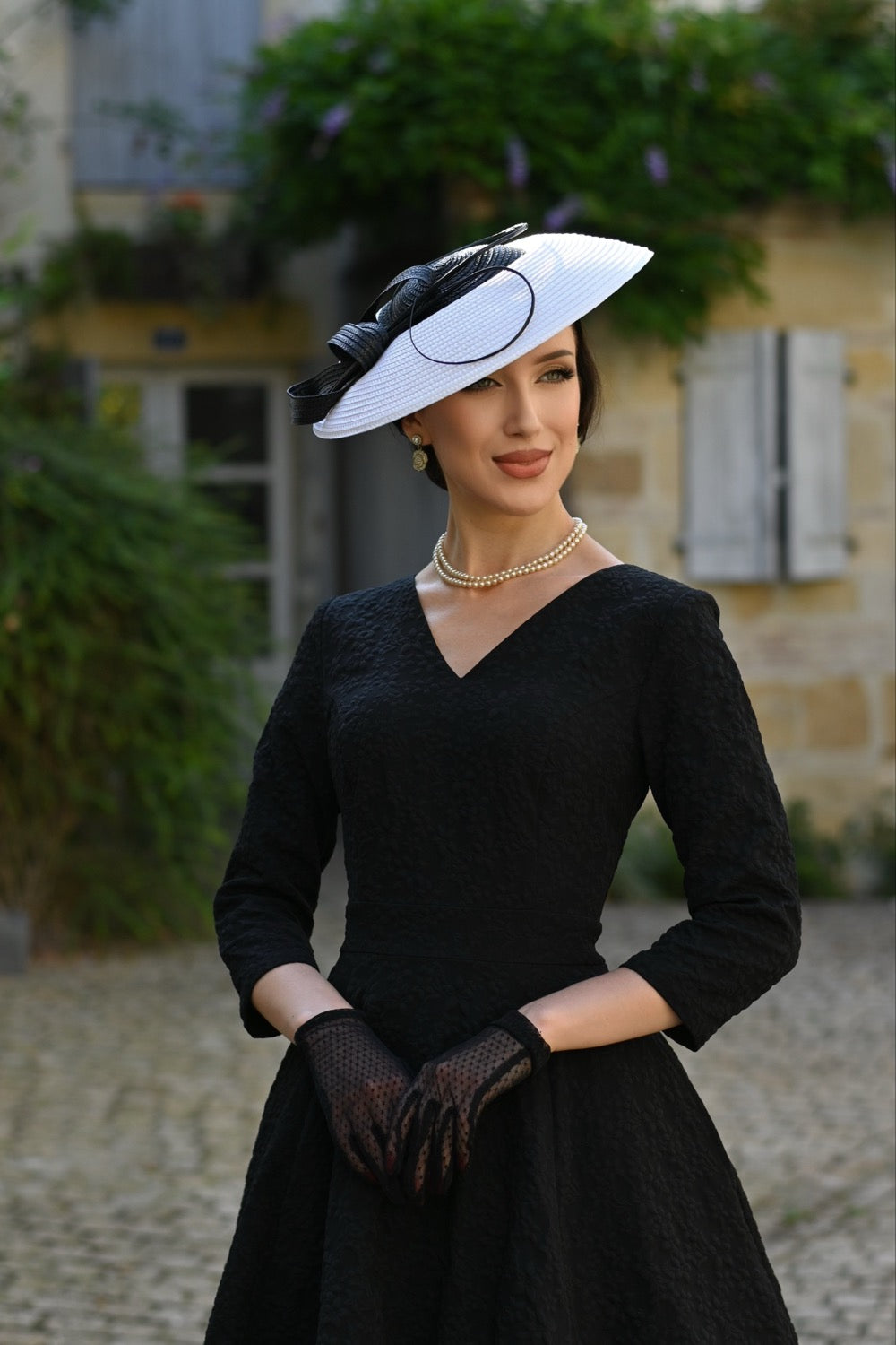 Piper Black Floral Swing Dress by Hearts and Roses