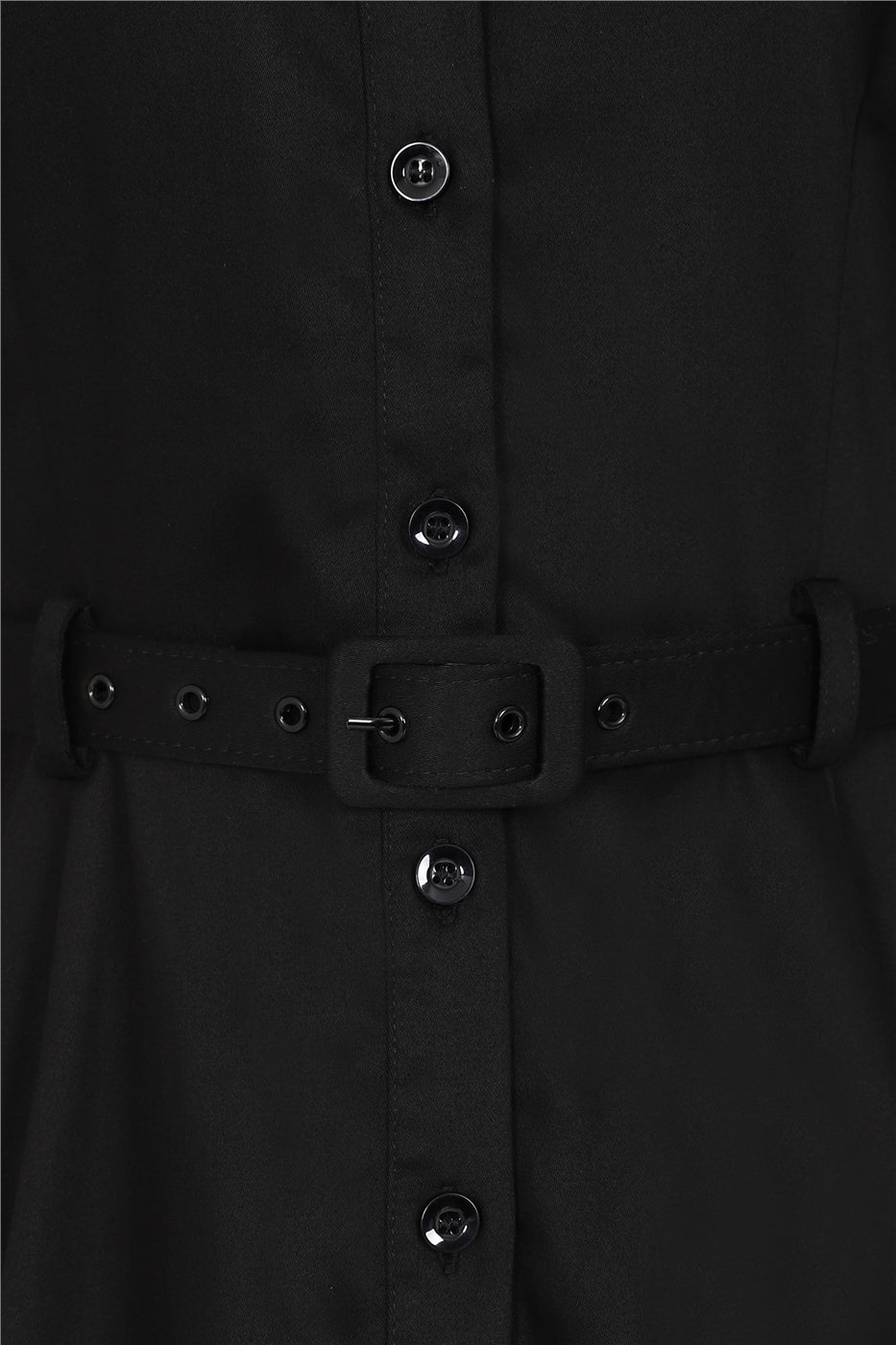 Close up image of the Caterina Black Belt
