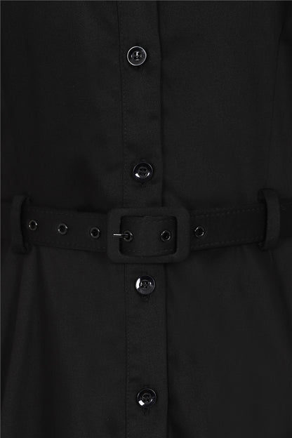 Close up image of the Caterina Black Belt