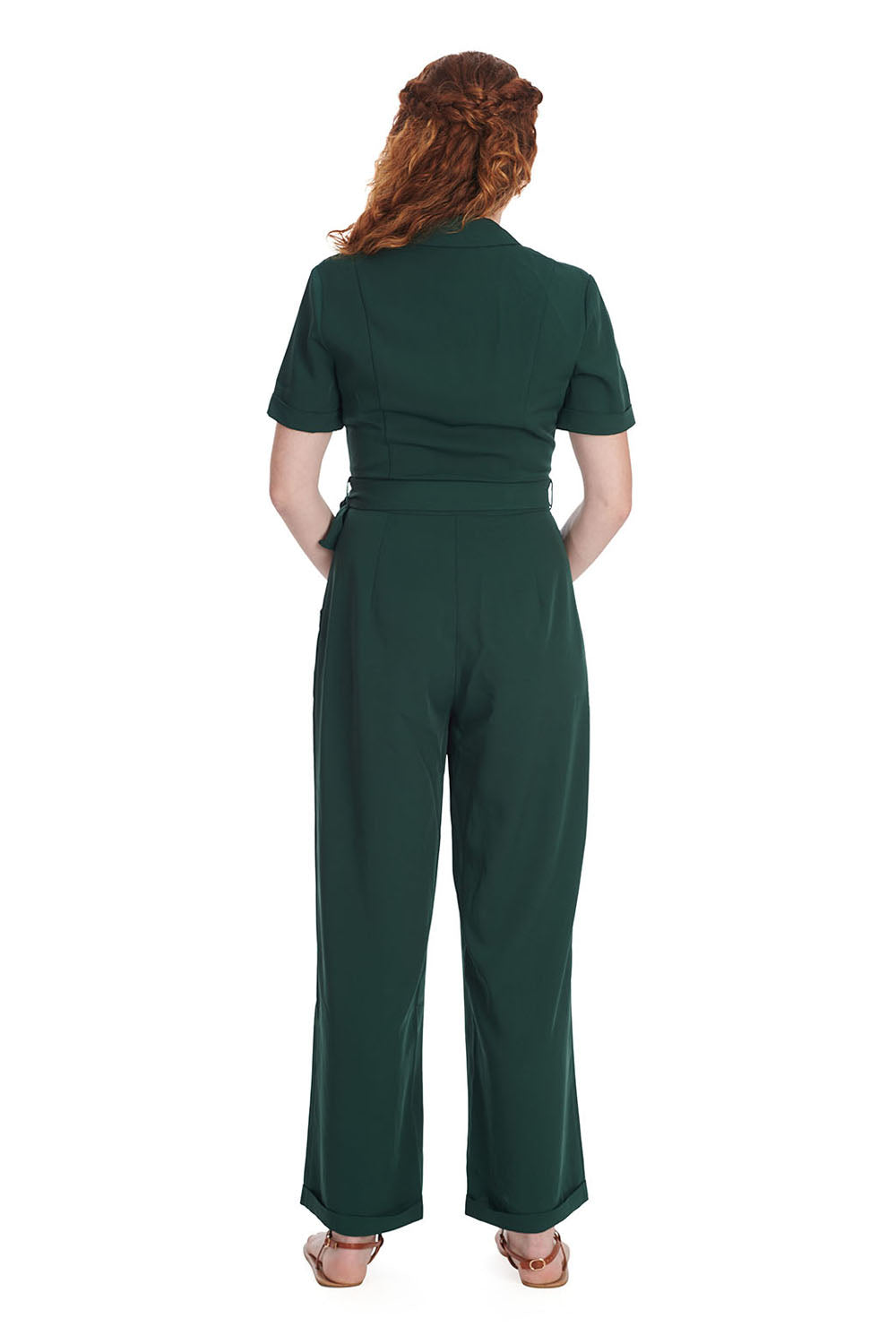 Pleased as Punch Green Jumpsuit