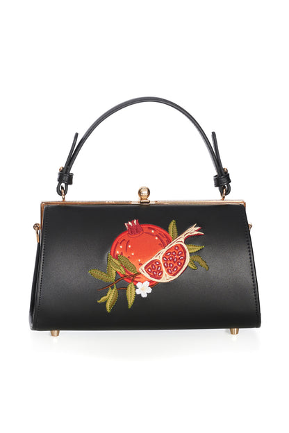 Pomegranate Embroidered Bag by Banned Retro