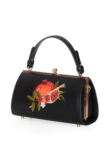 Pomegranate Embroidered Bag by Banned Retro