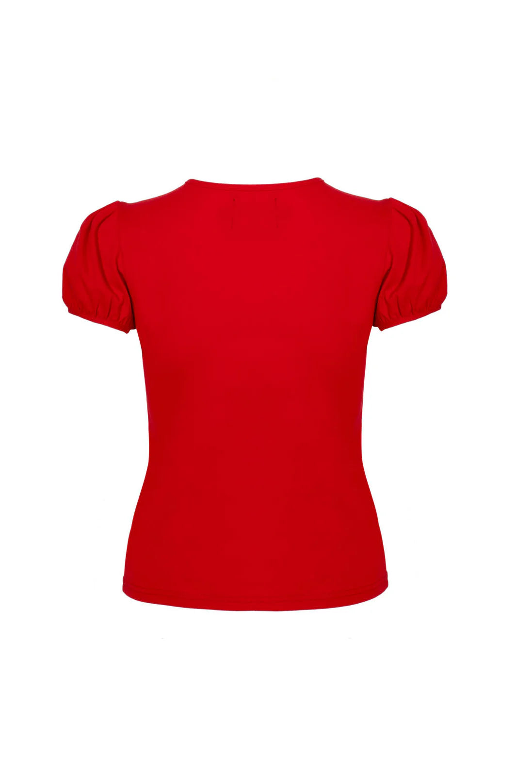 Priscilla Sweetheart Casual Top in Red by Hell Bunny - Lemonie Boutique