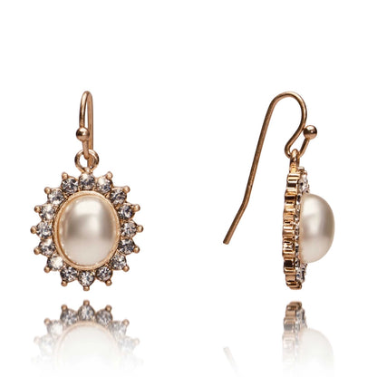 Regency Pearl Drop Earrings by Lovett & Co