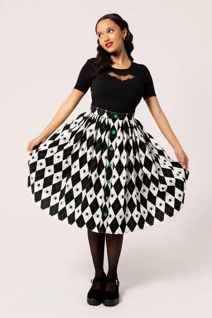 Regina Skirt by Hell Bunny