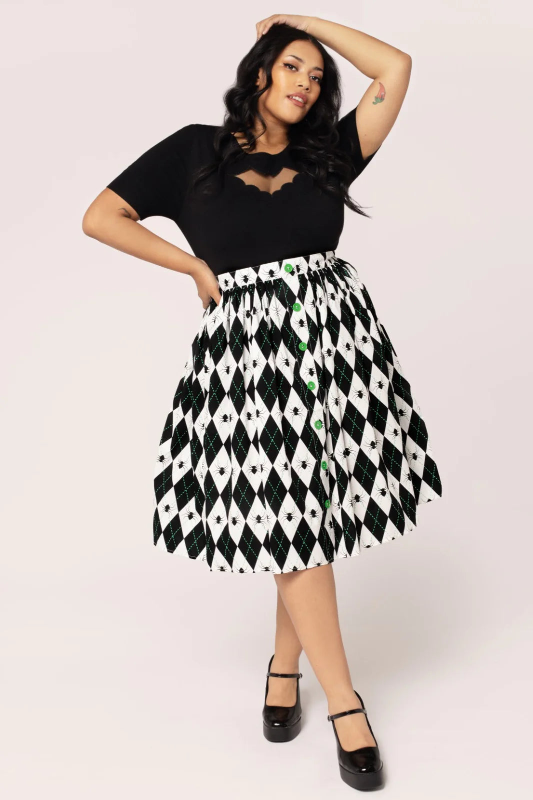 Regina Skirt by Hell Bunny