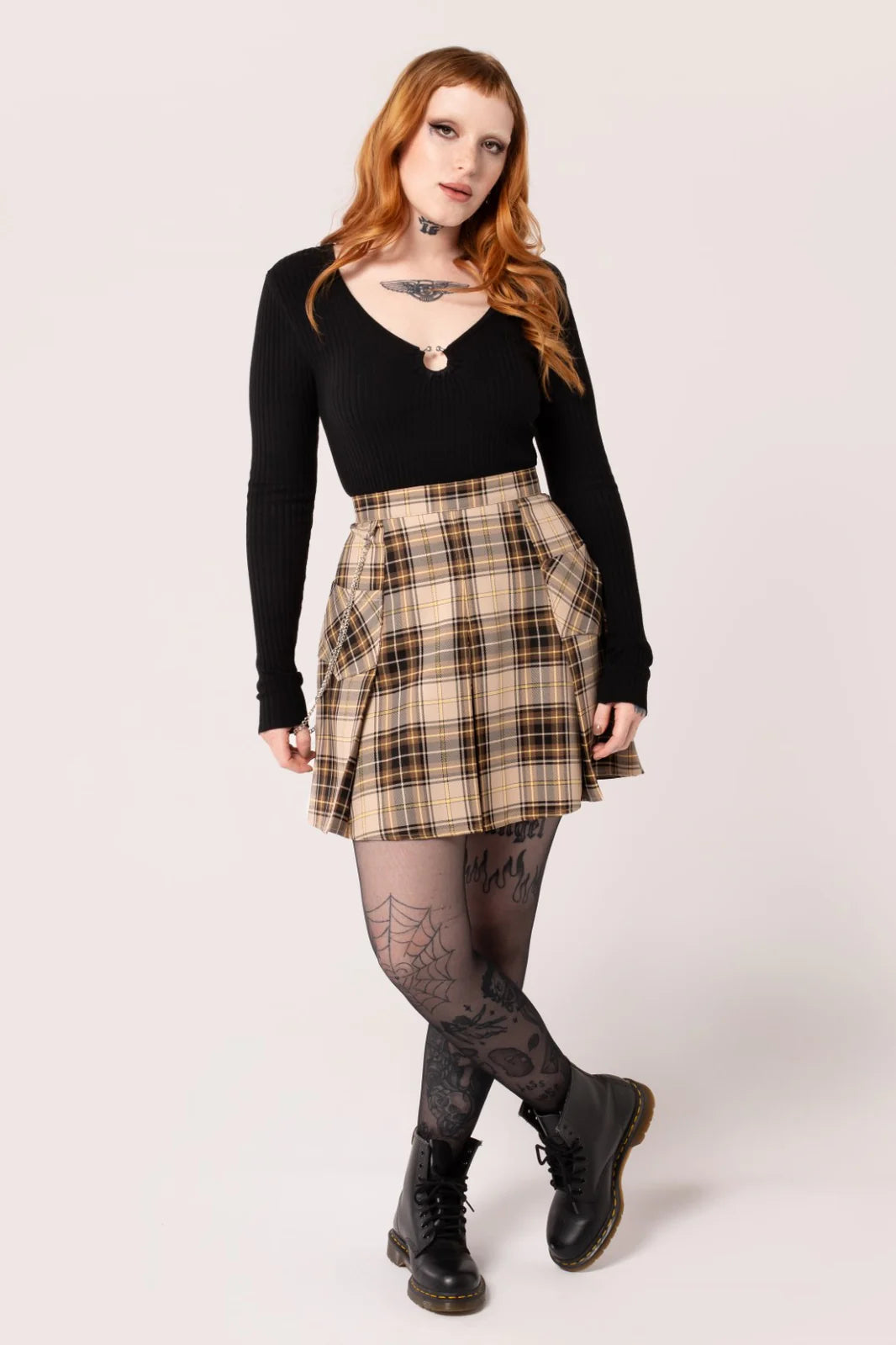 Saffie Mini Skirt by Hell Bunny