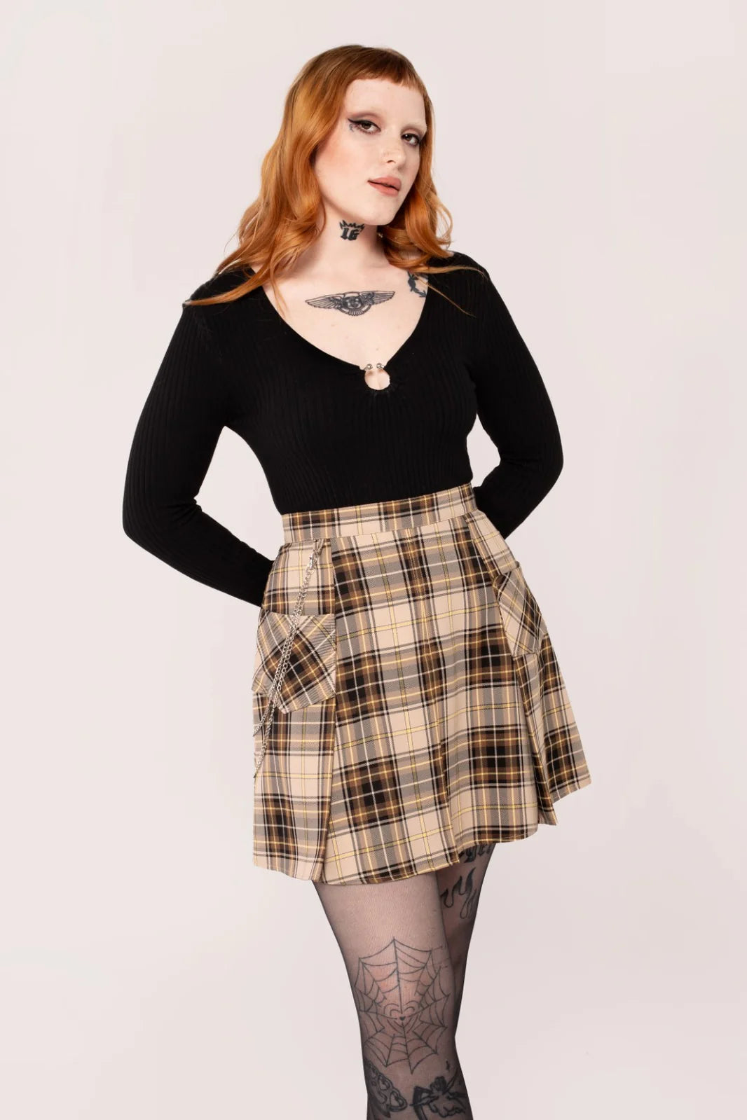 Saffie Mini Skirt by Hell Bunny