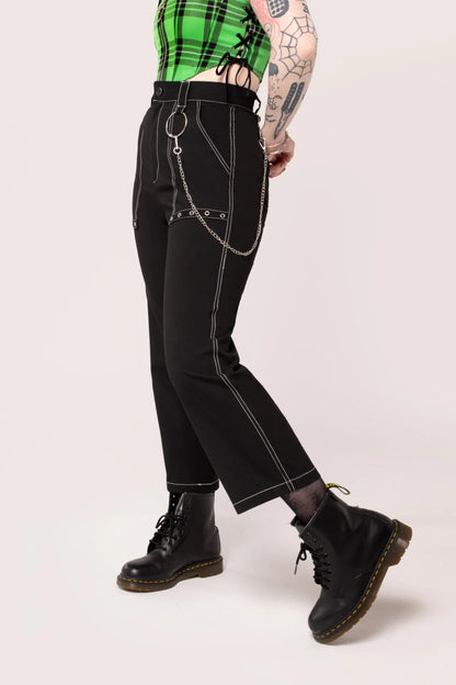 Obsidian Trousers by Hell Bunny