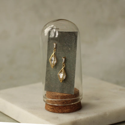 Rhombus Geometric Jewel Earrings