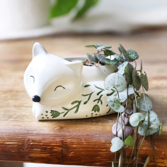 Sleeping Fox Planter