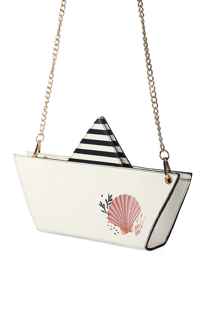 Summer Shell Shoulder Bag by Banned Retro