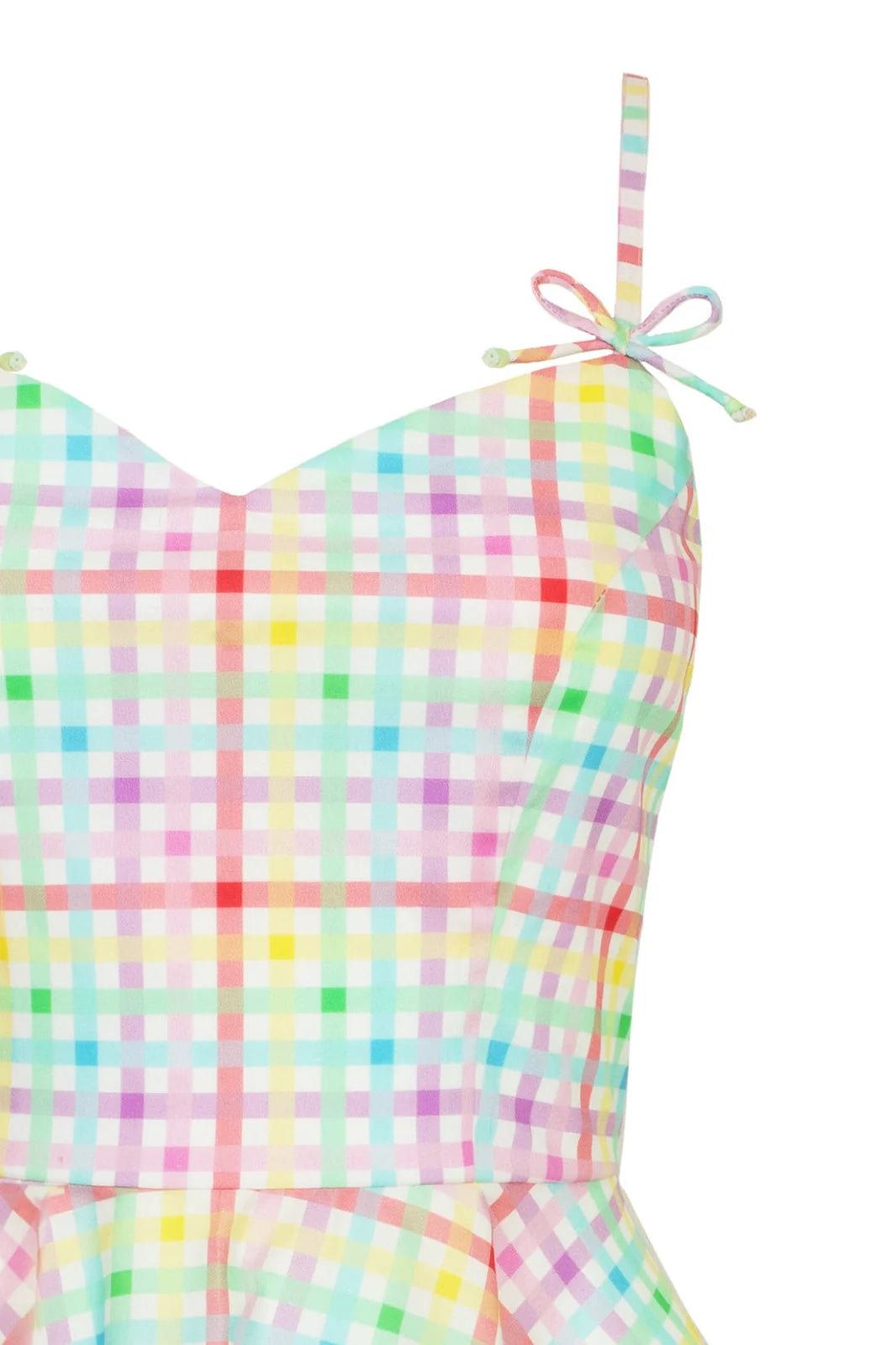 Suzon Rainbow Fit and Flare Dress by Hell Bunny - Lemonie Boutique