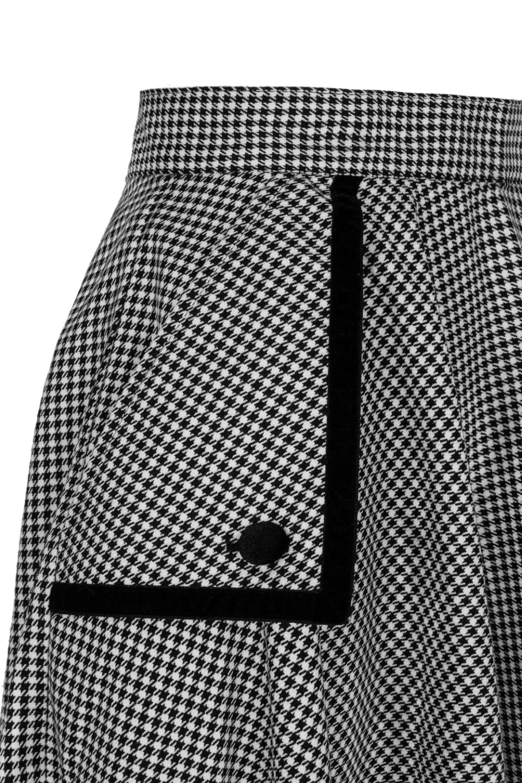 Teddy Houndstooth 50s Skirt Women s Vintage Fashion