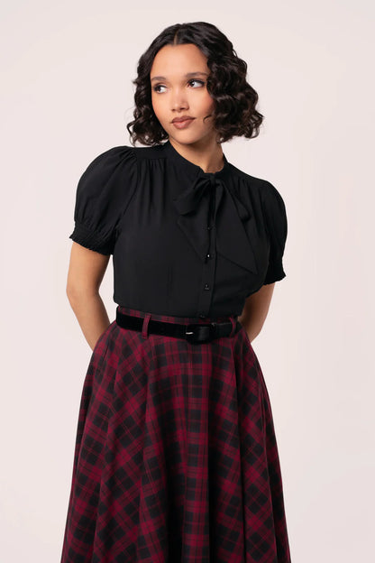 Turner Vintage 40s Blouse by Hell Bunny - Lemonie Boutique