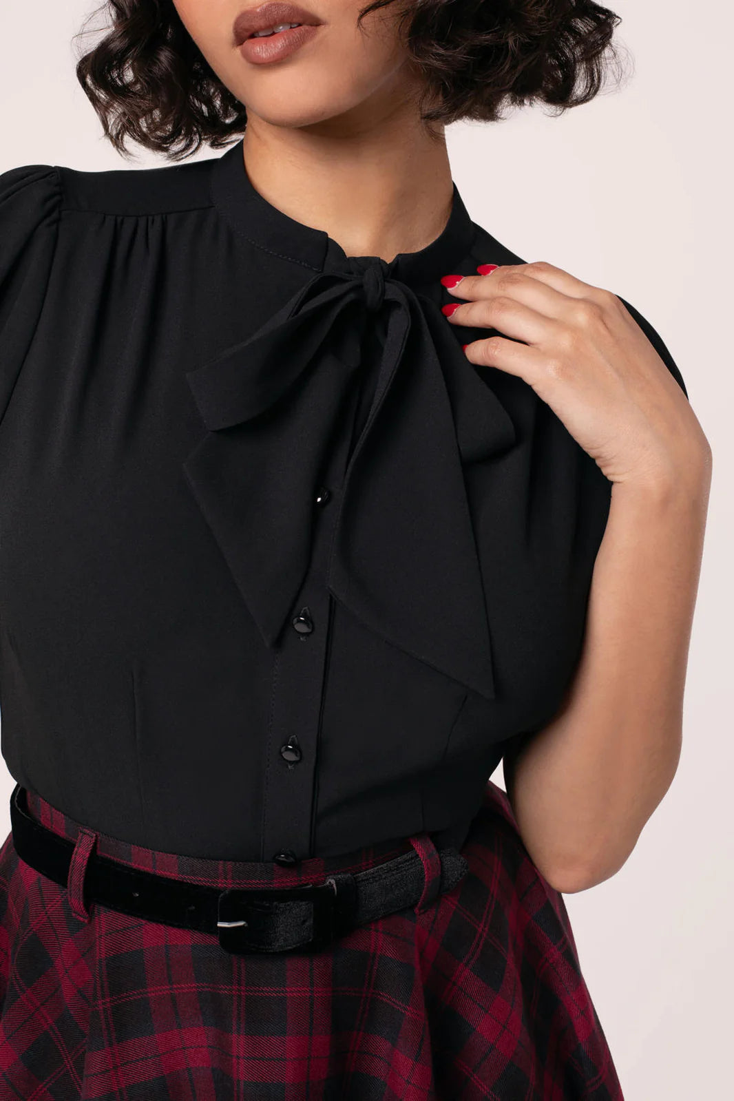 Turner Vintage 40s Blouse by Hell Bunny - Lemonie Boutique