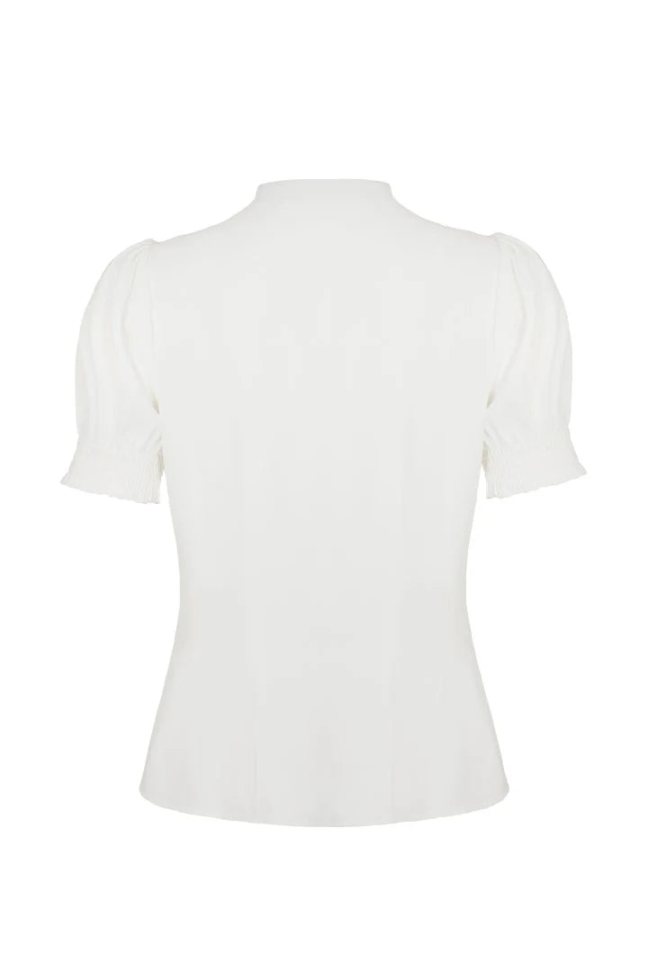 Turner Vintage 40s Blouse by Hell Bunny - Lemonie Boutique