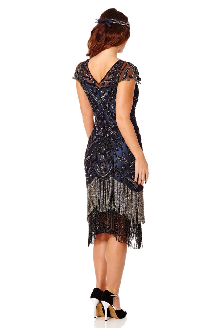 Vegas Flapper Dress by Gatsby Lady London