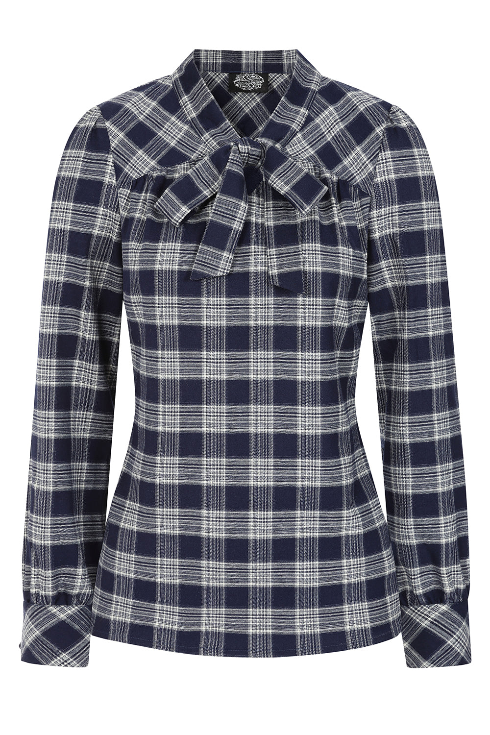 Jemima Tartan Blouse by Hearts and Roses