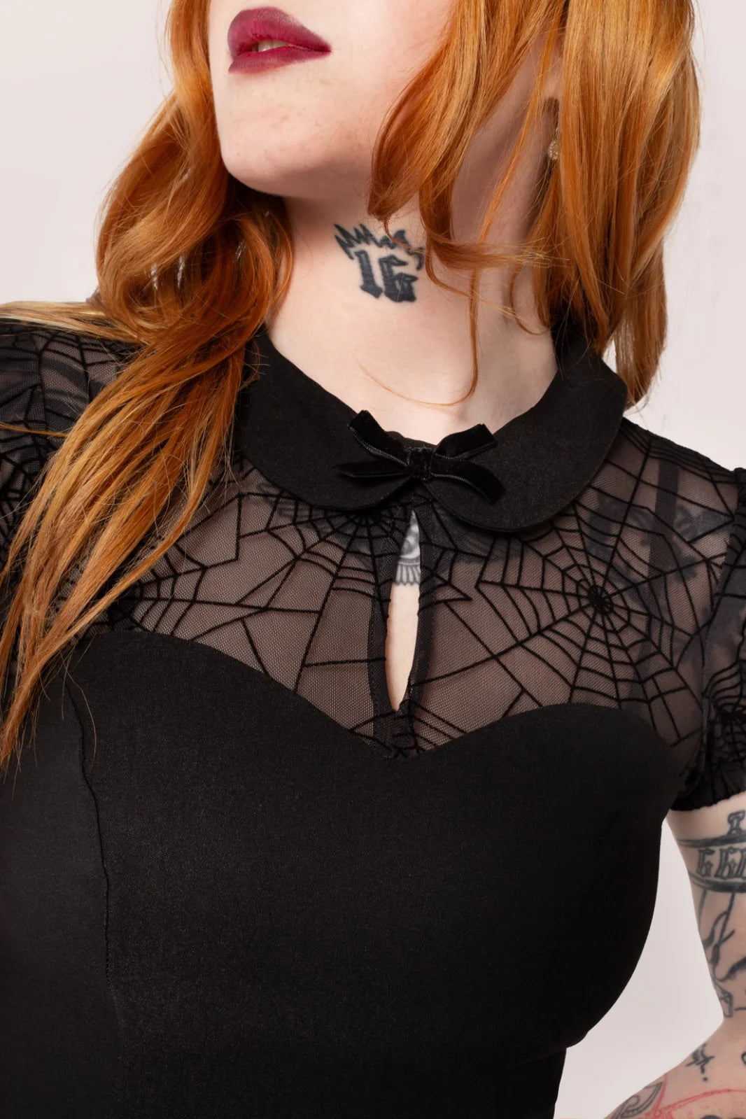 Viola Black Mini Dress by Hell Bunny