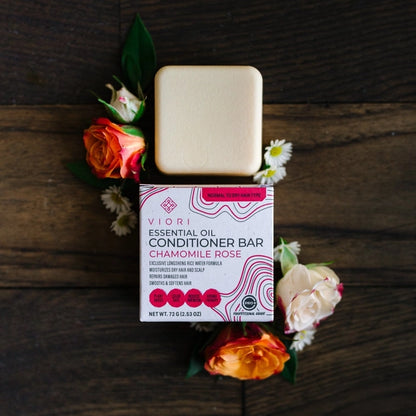 Chamomile Rose Essential Oil Conditioner Bar