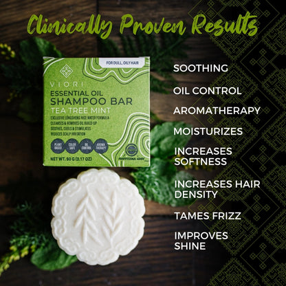 Tea Tree Mint Essential Oil Shampoo Bar For All Hair Types