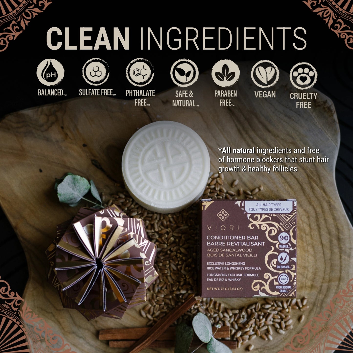 Dry Hair and Scalp Shampoo Bar by Viori