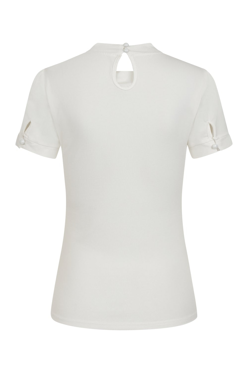 Sandy Loves Danny Casual Top in White by Banned