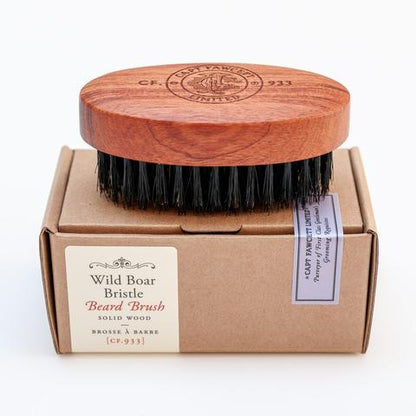 Wild Boar Beard Brush by Captain Fawcett