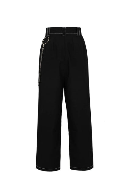 Obsidian Trousers by Hell Bunny