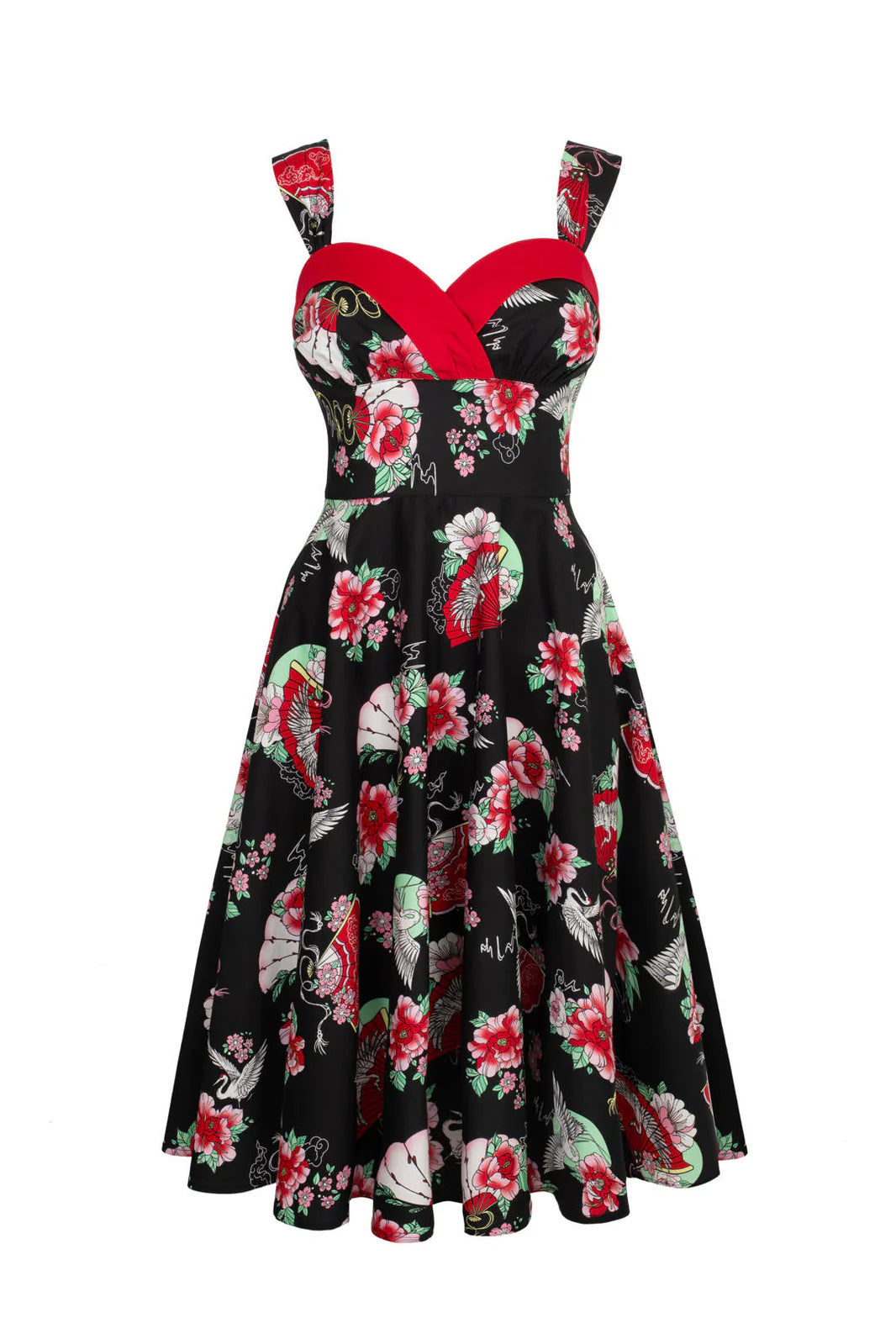 Yuna Sweetheart Rockabilly Dress by Hell Bunny - Lemonie Boutique