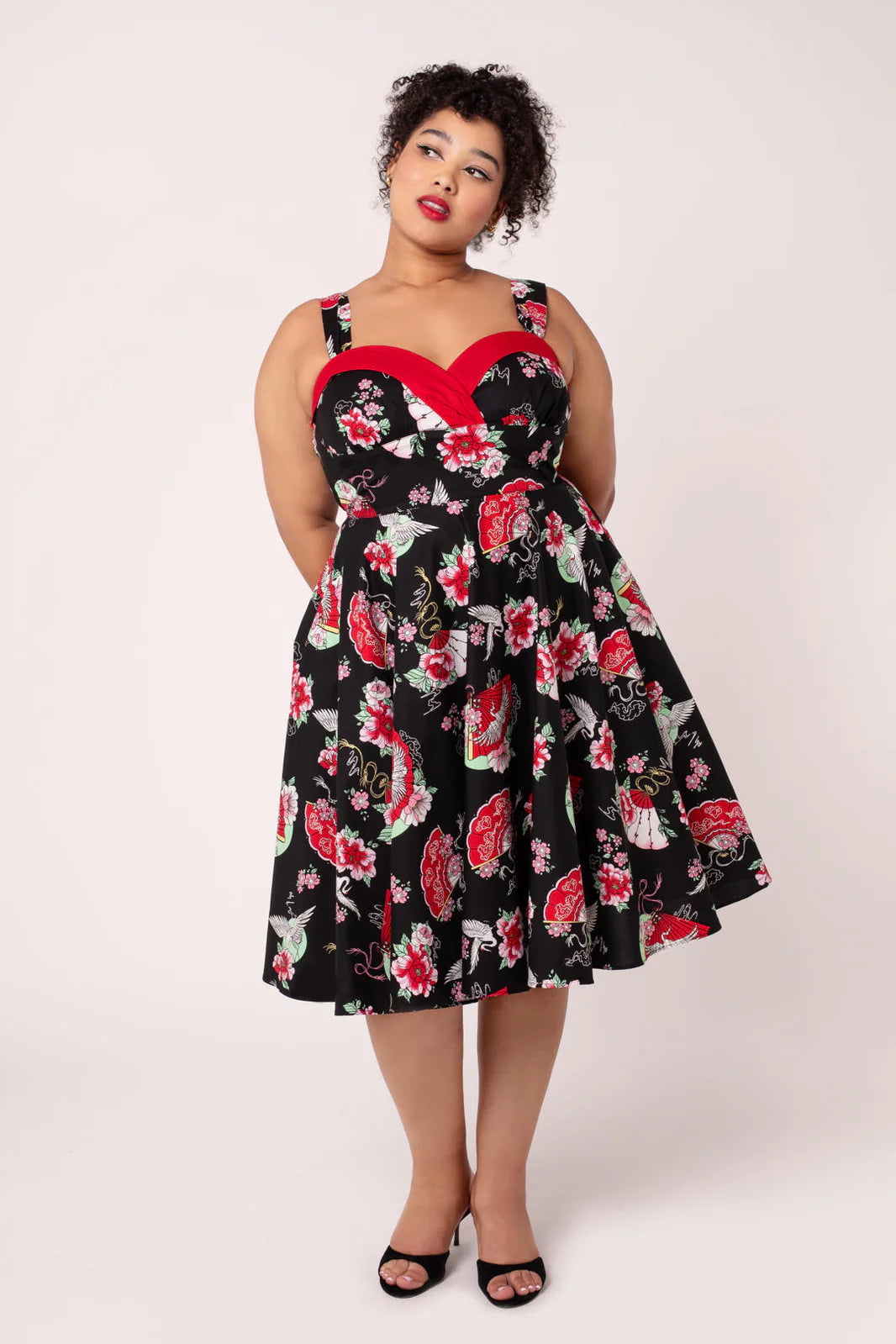 Yuna Sweetheart Rockabilly Dress by Hell Bunny - Lemonie Boutique
