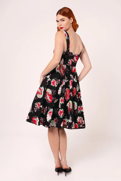 Yuna Sweetheart Rockabilly Dress by Hell Bunny - Lemonie Boutique