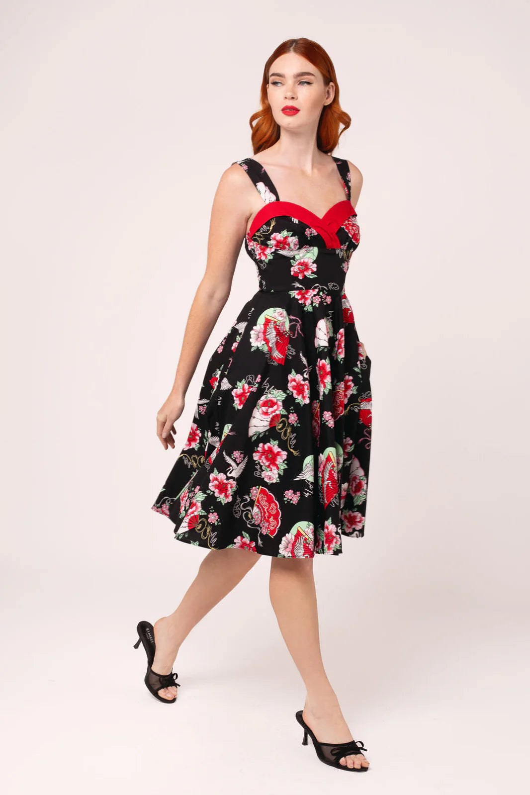 Yuna Sweetheart Rockabilly Dress by Hell Bunny - Lemonie Boutique