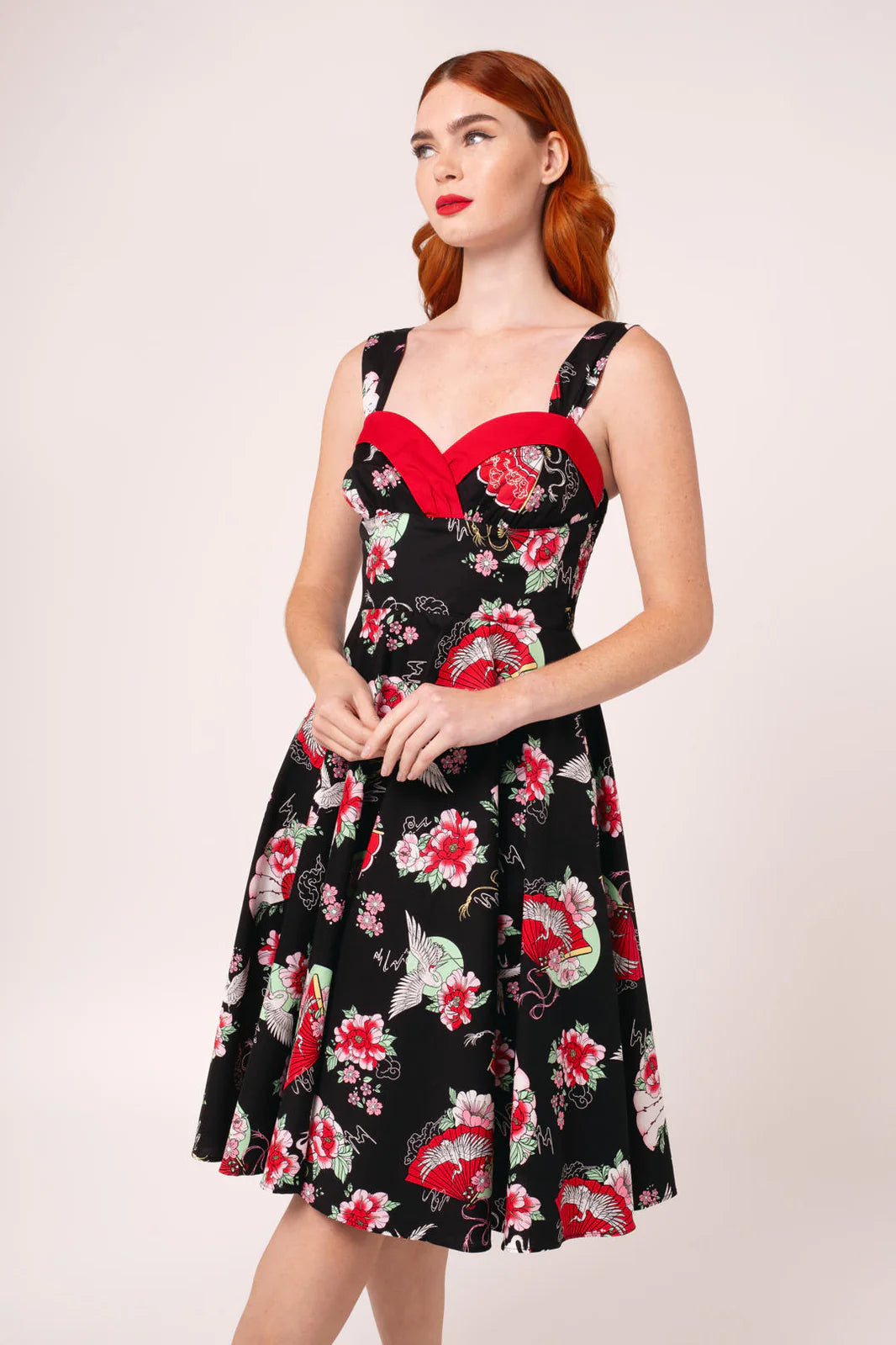 Yuna Sweetheart Rockabilly Dress by Hell Bunny - Lemonie Boutique