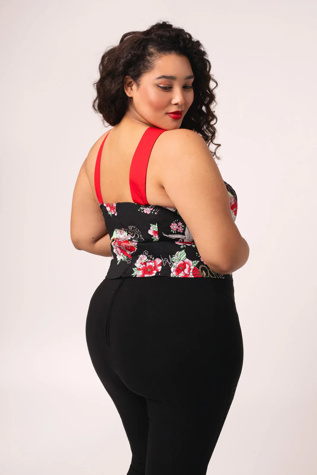 Yuna Sweetheart Halter Top by Hell Bunny - Lemonie Boutique