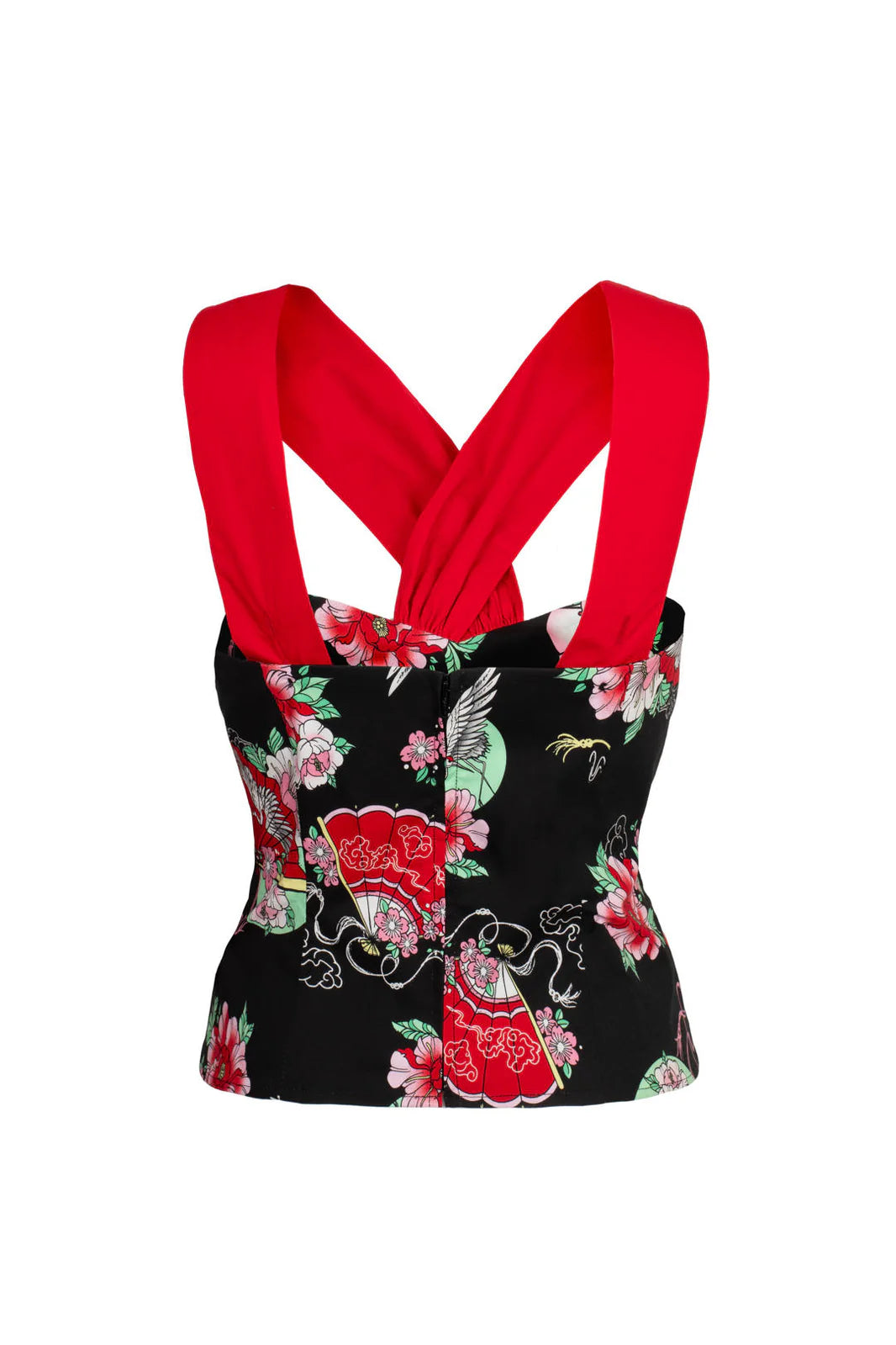 Yuna Sweetheart Halter Top by Hell Bunny - Lemonie Boutique