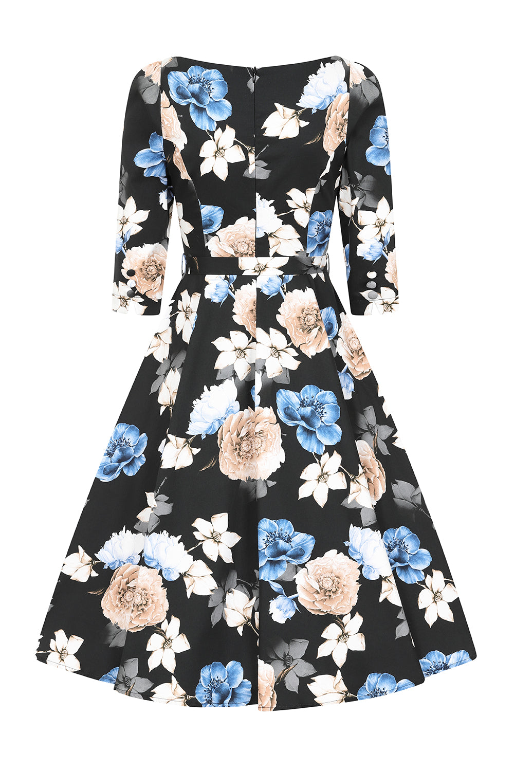Zoe Floral Swing Dress by Hearts and Roses