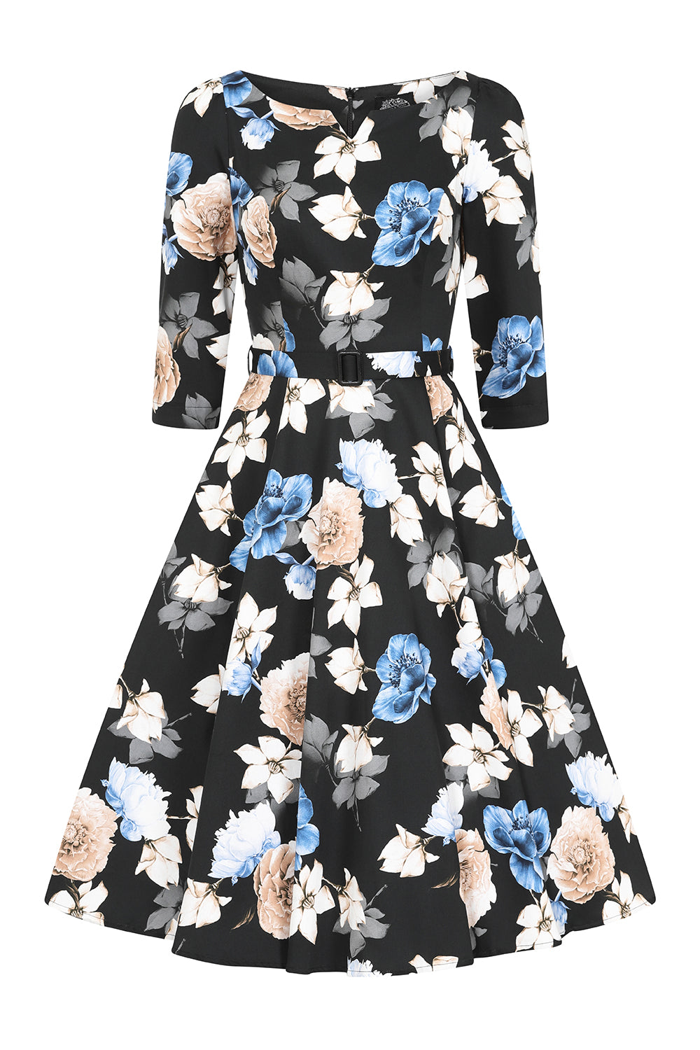 Zoe Floral Swing Dress by Hearts and Roses