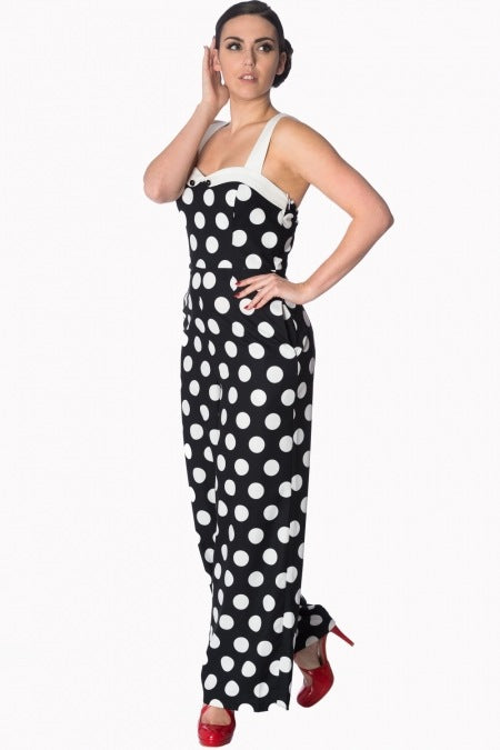 Dotty About You Jumpsuit by Banned