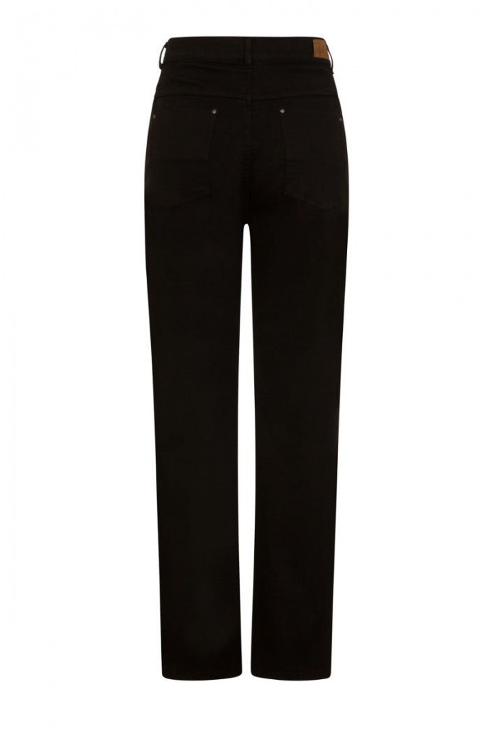 Weston Denim Trousers in Black by Hell Bunny