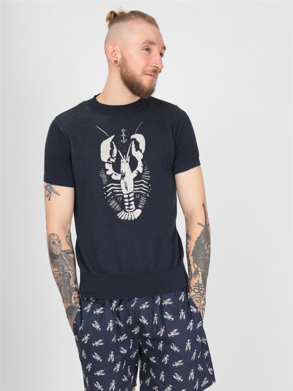 Scott Lobster Knitted Top by Collectif Menswear