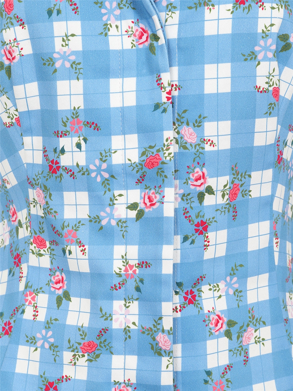 Hillary Gingham Garden Top by Collectif