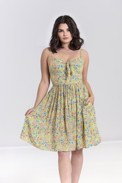 Ingalls Bow Dress by Hell Bunny