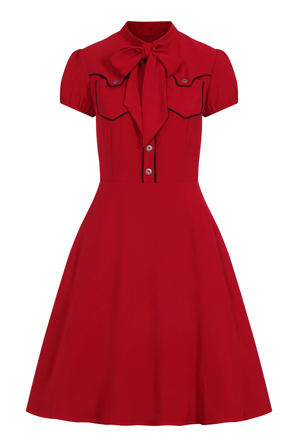 Millie Dress in Red by Hell Bunny