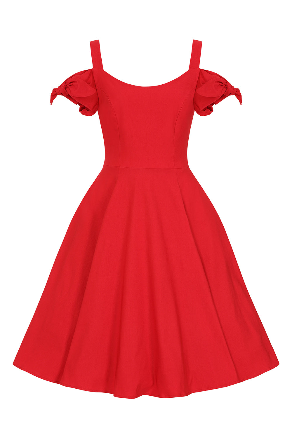 Nancy Dress in Red by Hell Bunny