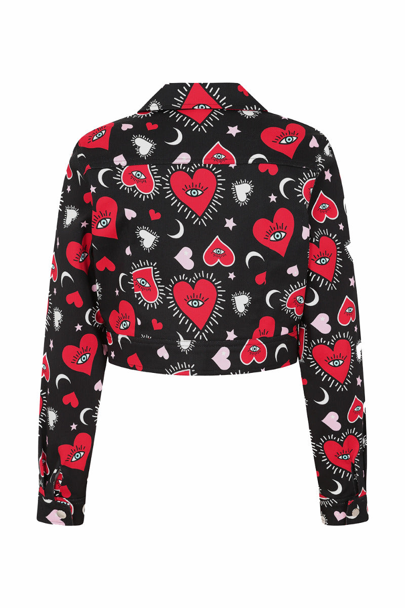 Kate Heart Jacket by Hell Bunny