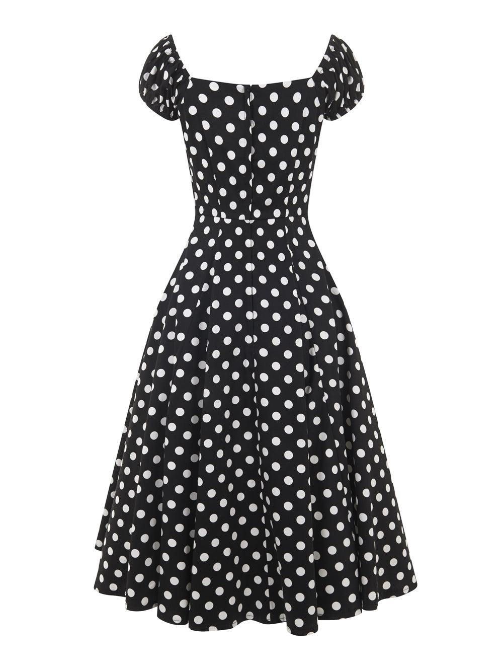 Dolores Doll Dress in Black Polka by Collectif
